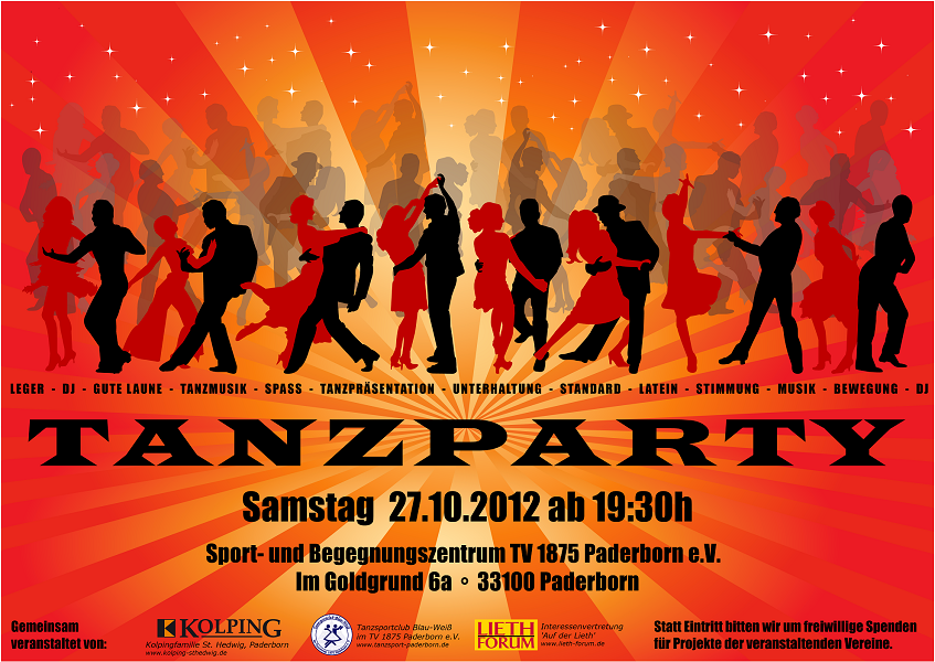 Plakat Tanzparty