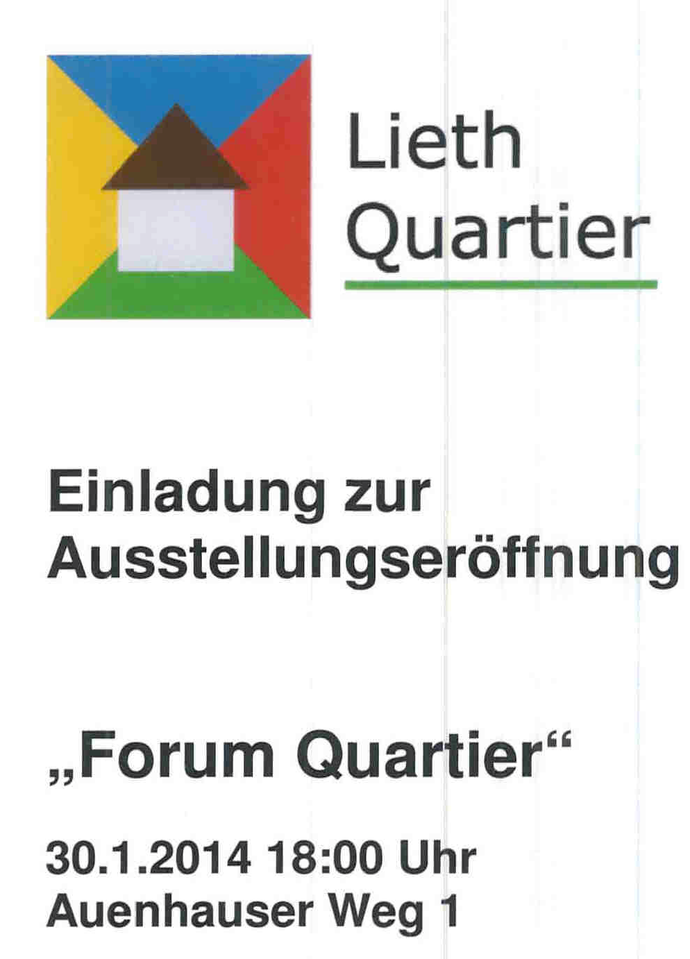 Flyer Einladung Quartier