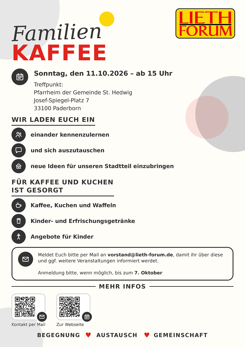 Flyer Familienkaffee